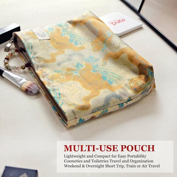 Cute Pouch Makeup Bag Cosmetic Toiletry Travel, Tote Purse Organizer, Machine Wa - Picture 8 of 8